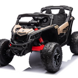 2025 24V Can Am Maverick 4X4 1 Seater UTV Kids Electric Ride On Remote Control black