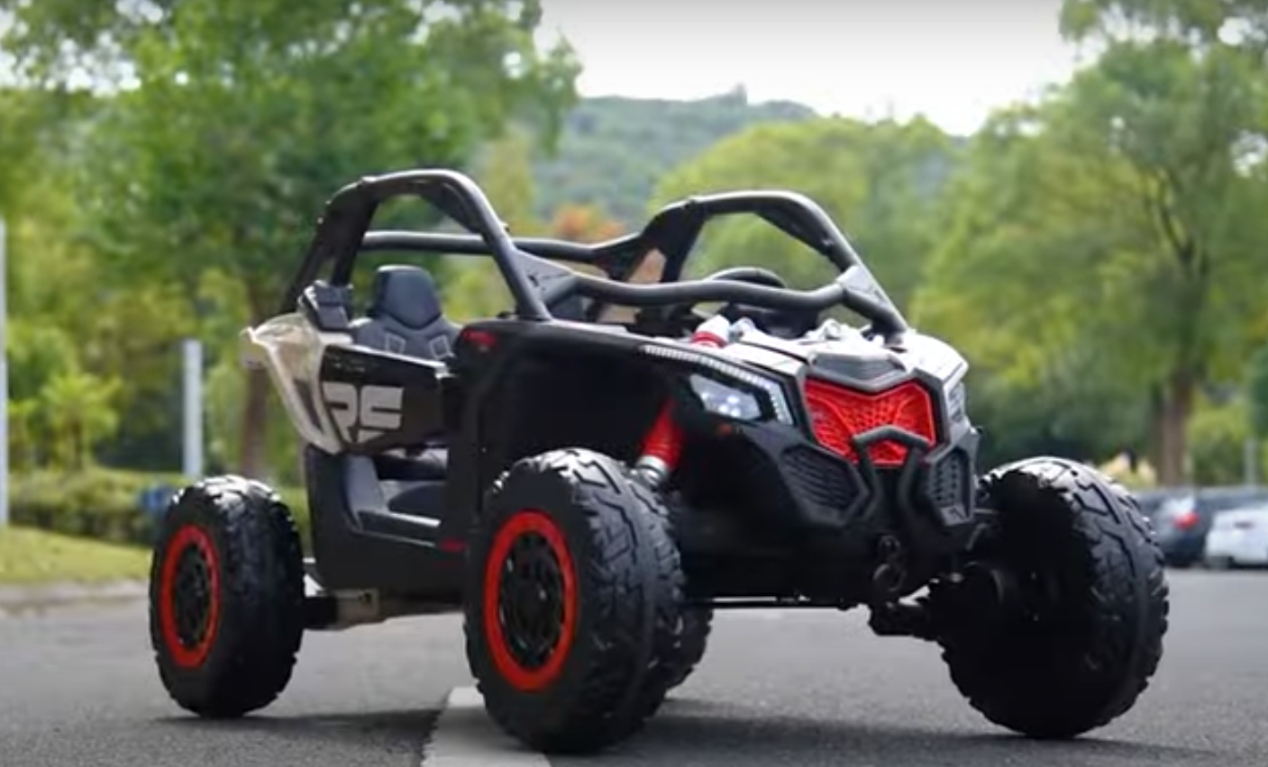 2025 2X24V CAN AM MAVERICK 4X4 2 Seater DELUXE Kids Ride On Car with Remote Control
