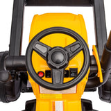 12V Excavator Tractor Kids Ride On Car with Remote Control