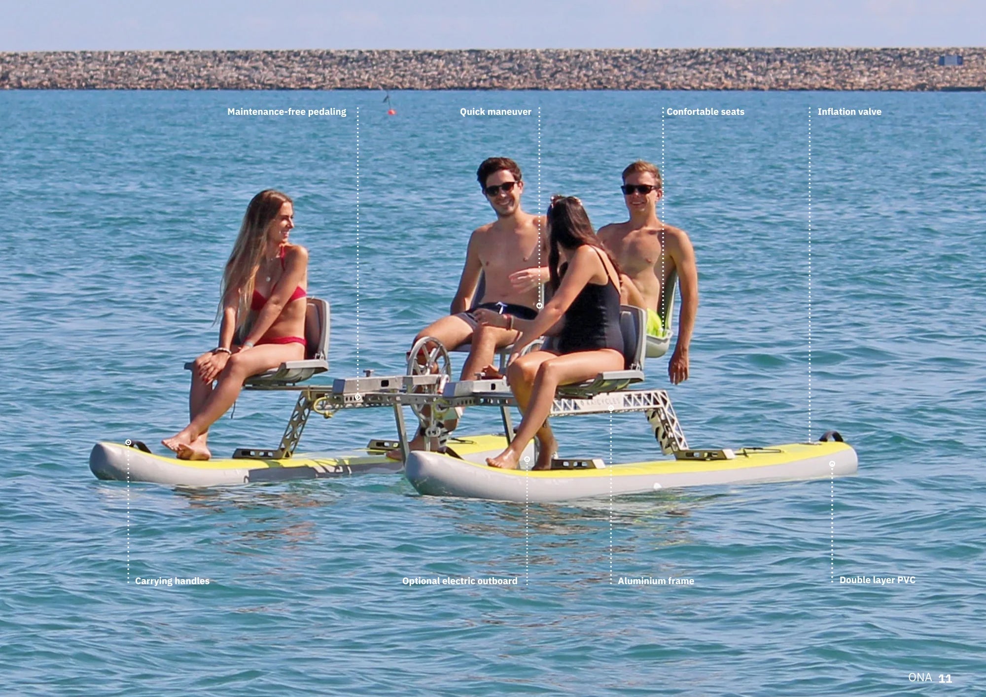 KAICYCLES ONA Pedal Boat (1-4 Person)