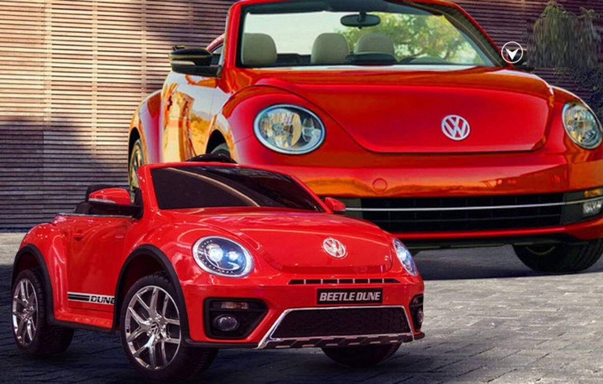Volkswagen Beetle 12V Kids Ride On Car with Remote Control