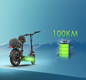 C1 PRO 48V25AH Electric Scooter 45KM/H Top Speed, Range up to 100KM!