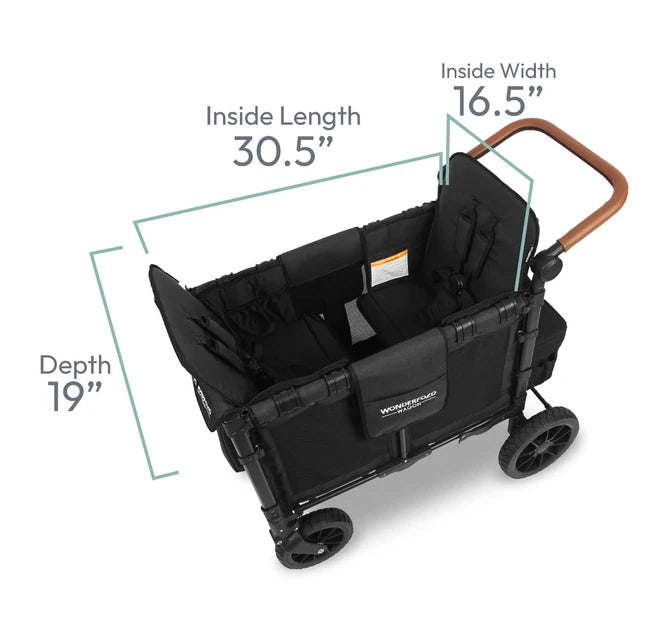Wonderfold W2 Luxe Double Stroller Wagon