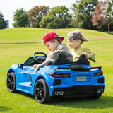 2025 24V Chevrolet Corvette C8 2Seater DELUXE EDITION Kids Ride on Car