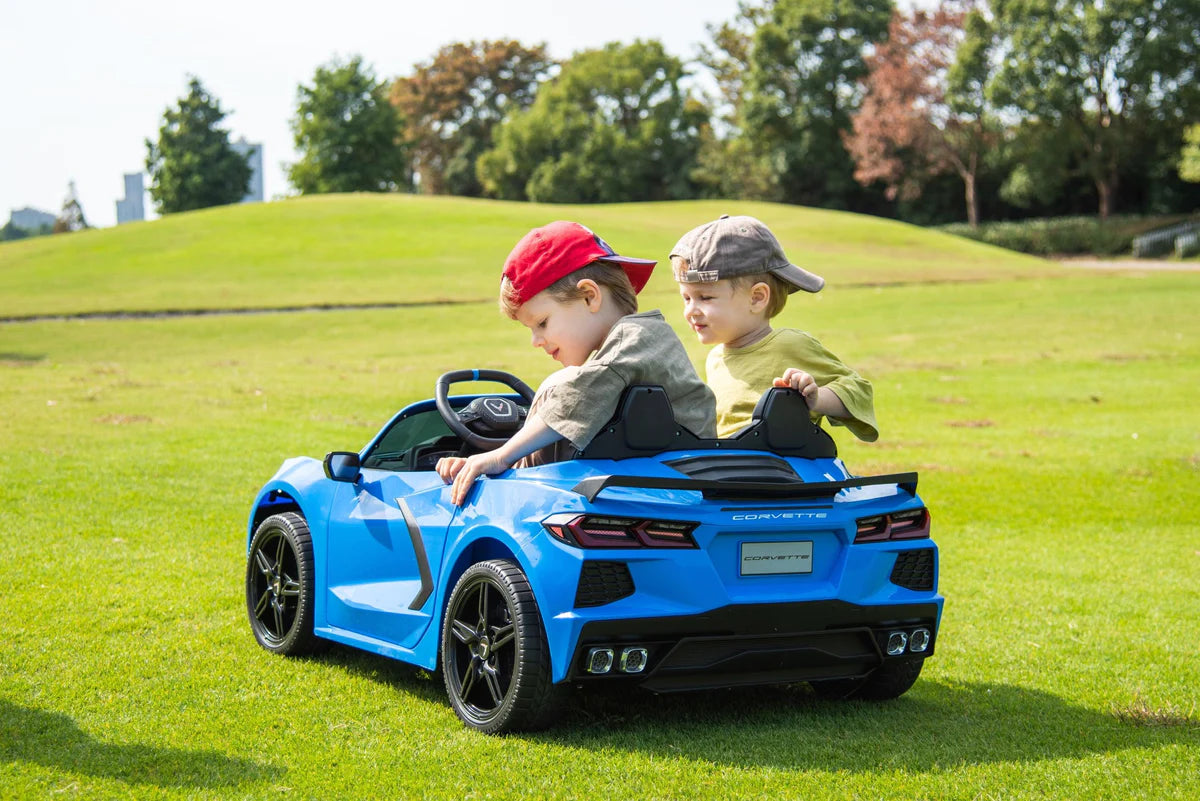 2025 24V Chevrolet Corvette C8 2Seater DELUXE EDITION Kids Ride on Car