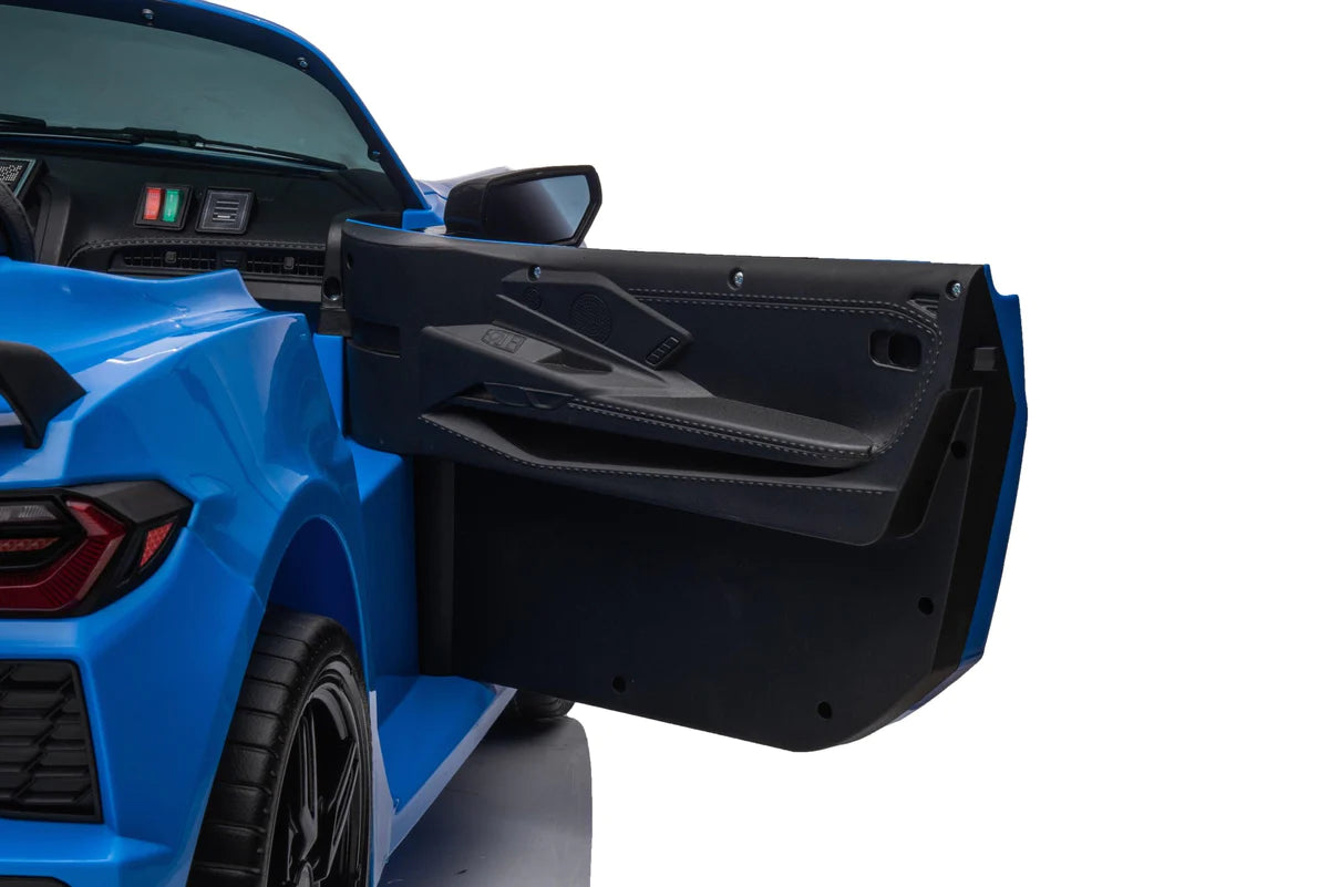 2026 24V Chevrolet Corvette C8 2 Seater DELUXE EDITION Kids Ride on Car with Remote Control