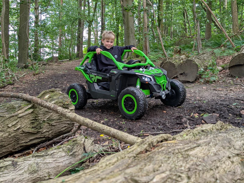 2025 2X24V CAN AM MAVERICK 4X4 2 Seater DELUXE Kids Ride On Car with Remote Control