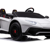 2025 24V XXL Lamborghini Aventador 2 Seater Ride on Car white