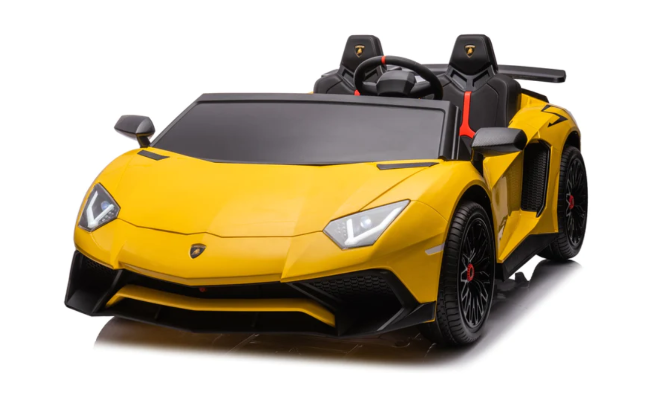 2025 24V XXL Lamborghini Aventador 2 Seater Ride on Car - Torontotoys yellow
