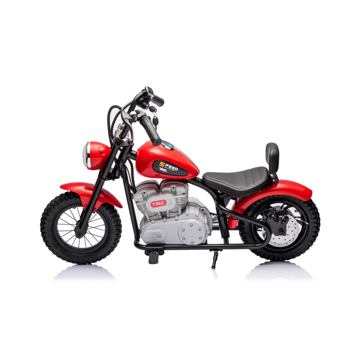36V E-Chopper Ride On Motorcycle for Age 10+ (Up to 25KM/H)