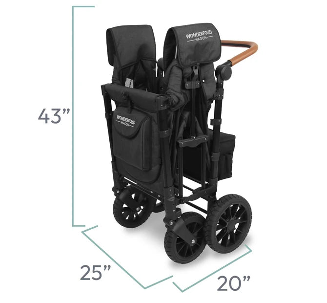 Wonderfold W2 Luxe Double Stroller Wagon