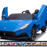 2025 24V Maserati MC20 4X4 2 Seater DELUXE Kids Ride On Car blue