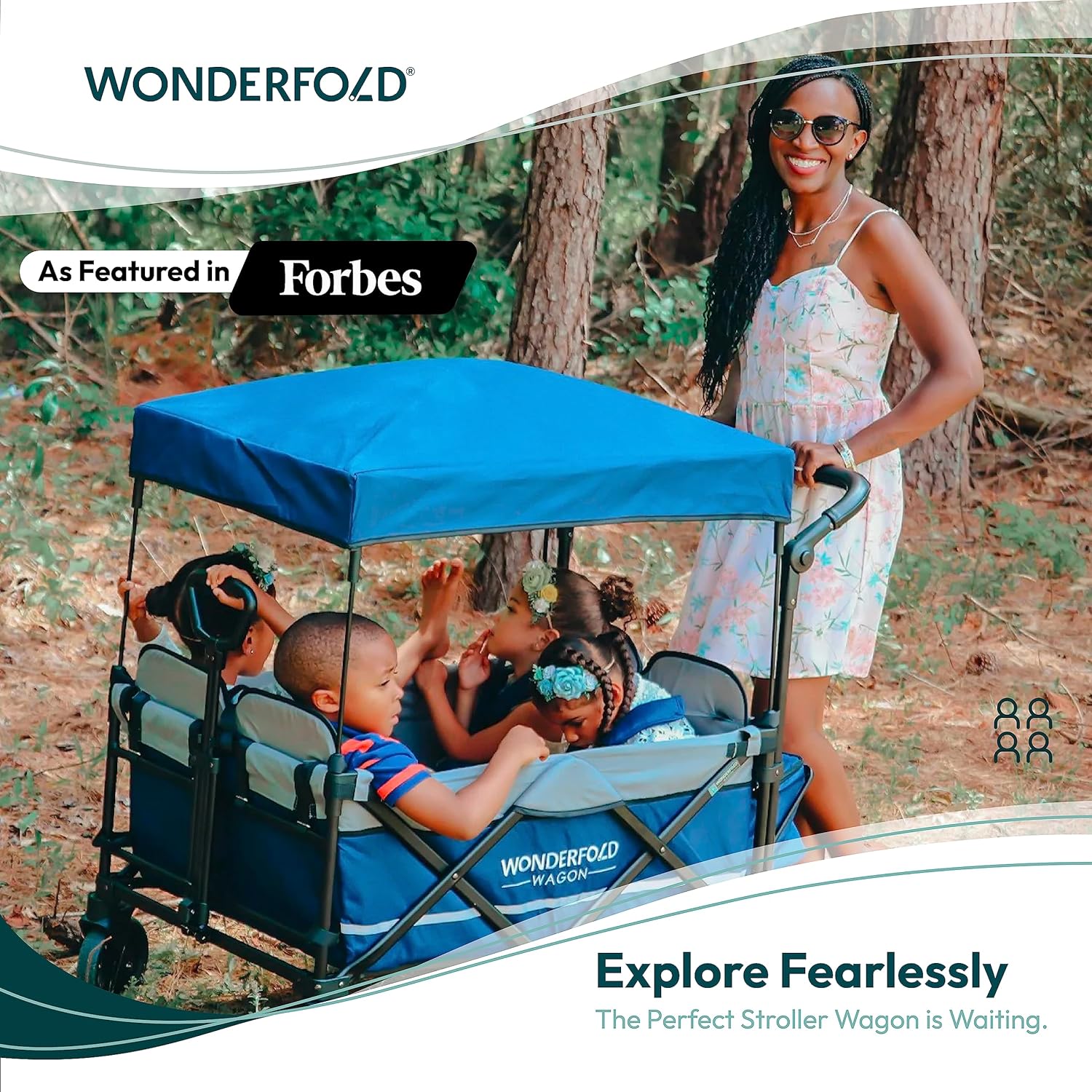 Wonderfold Stroller Wagon (Push&Pull) -X4 Quad