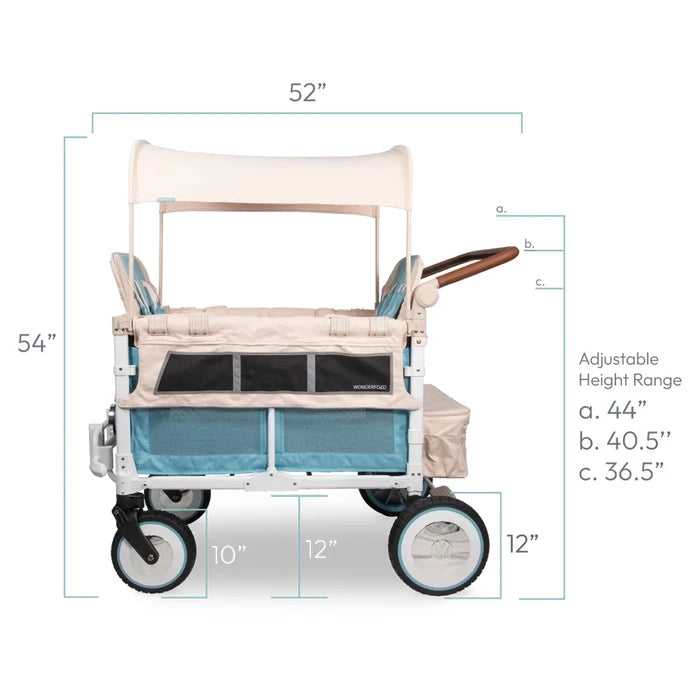WONDERFOLD VW4 Volkswagen Stroller Wagon (Up to 4 Kids)