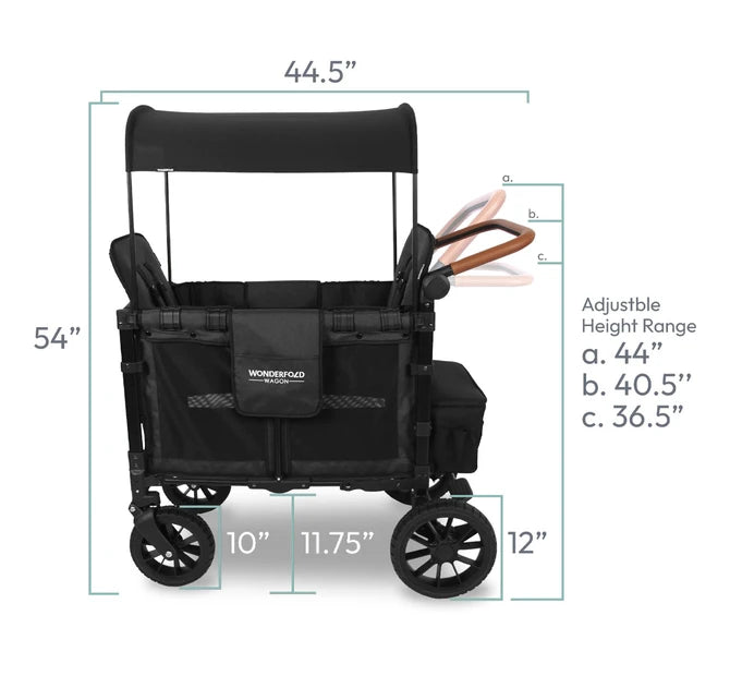 Wonderfold W2 Luxe Double Stroller Wagon