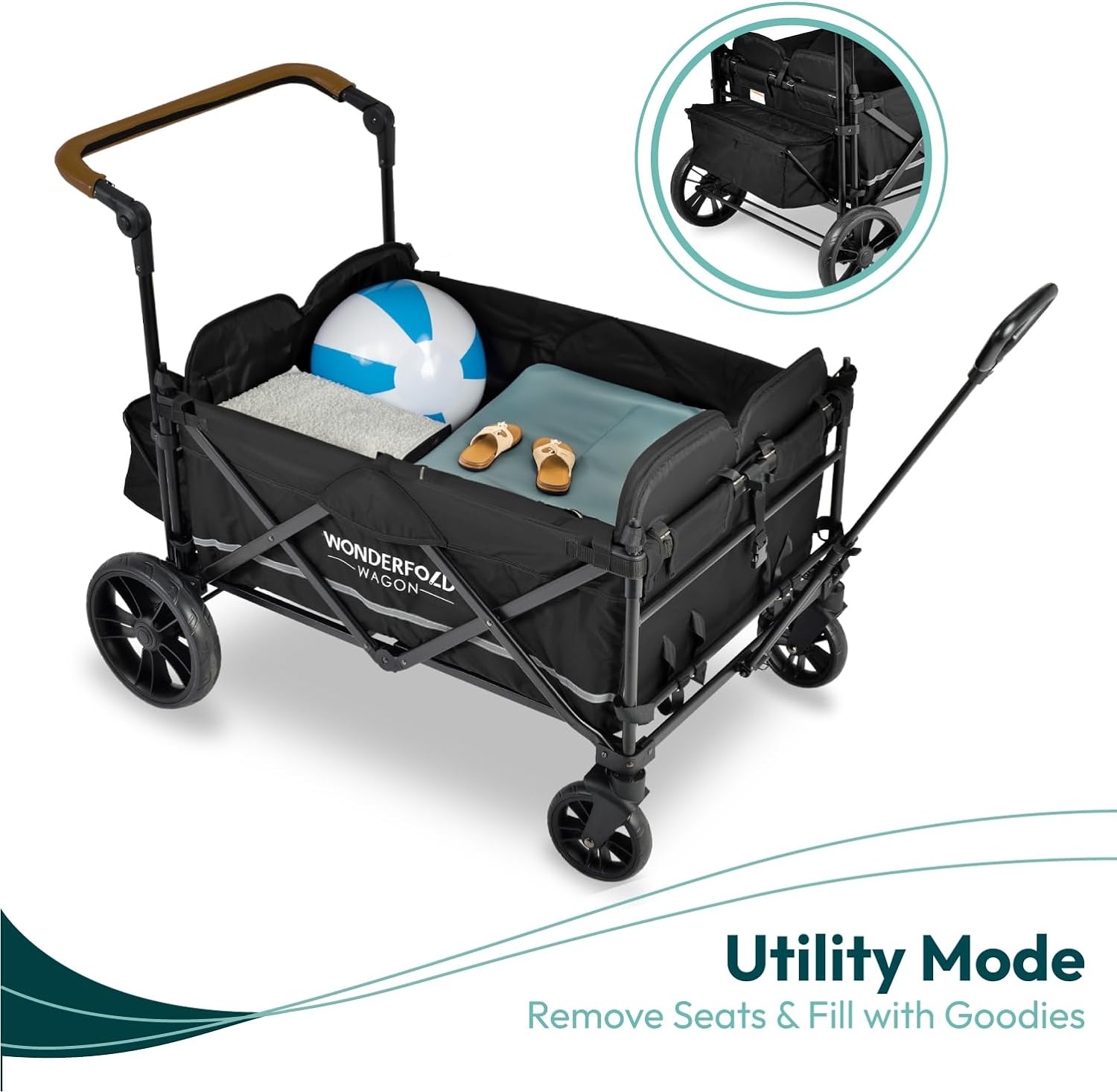 Wonderfold Stroller Wagon (Push&Pull) -X4 Quad