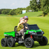 2025 6 WHEEL TRACTOR 24V 2 SEATER KIDS