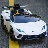 2026 12V Lamborghini Huracan DELUXE Kids Electric Ride On Car with Remote Control