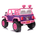2026 Pink Purple Jeep 12V Kids Ride On Car with Remote Control