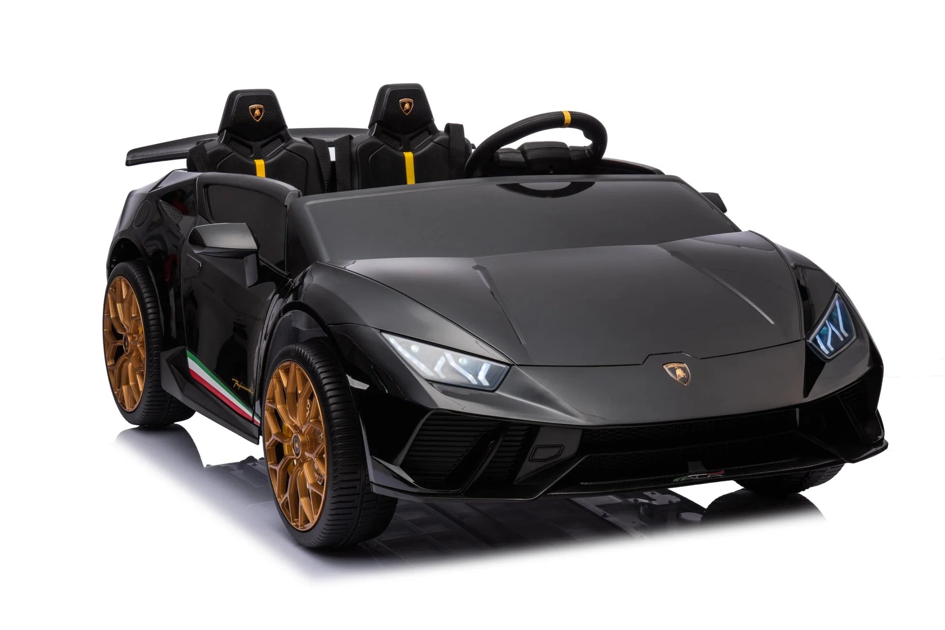 2025 Lamborghini Huracan 24V 2 Seater Kids Ride On Car with Remote Control black class