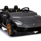 2025 Lamborghini Huracan 24V 2 Seater Kids Ride On Car with Remote Control black class