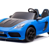 2025 48V XXL Porsche Panamara Style Rocket 2 Seater Big Ride on Car for Kids blue