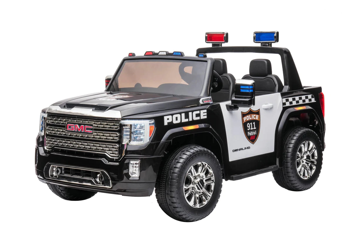 2025 UPGRADED GMC Sierra 24V 2 Seater Kids Ride On Car With Remote Control police 2