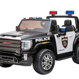 2025 UPGRADED GMC Sierra 24V 2 Seater Kids Ride On Car With Remote Control police 2