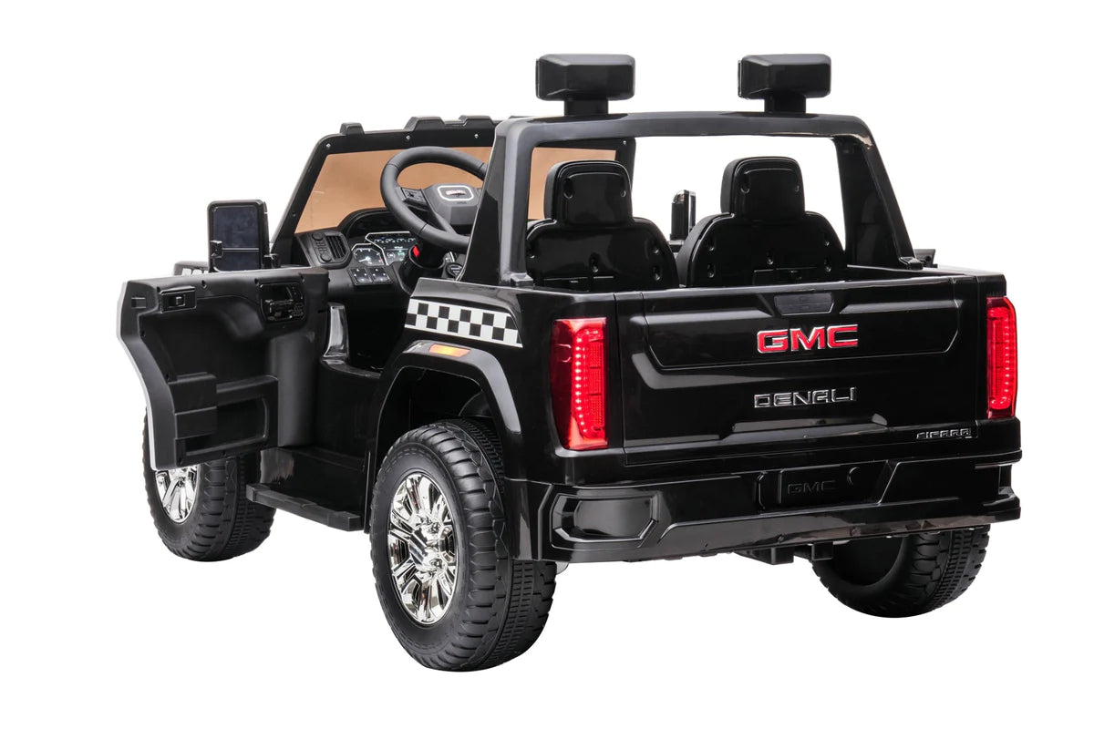 2025 UPGRADED GMC Sierra 24V 2 Seater Kids Ride On Car With Remote Control