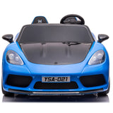 2025 48V XXL Porsche Panamara Style Rocket 2 Seater Big Ride on Car for Kids blue