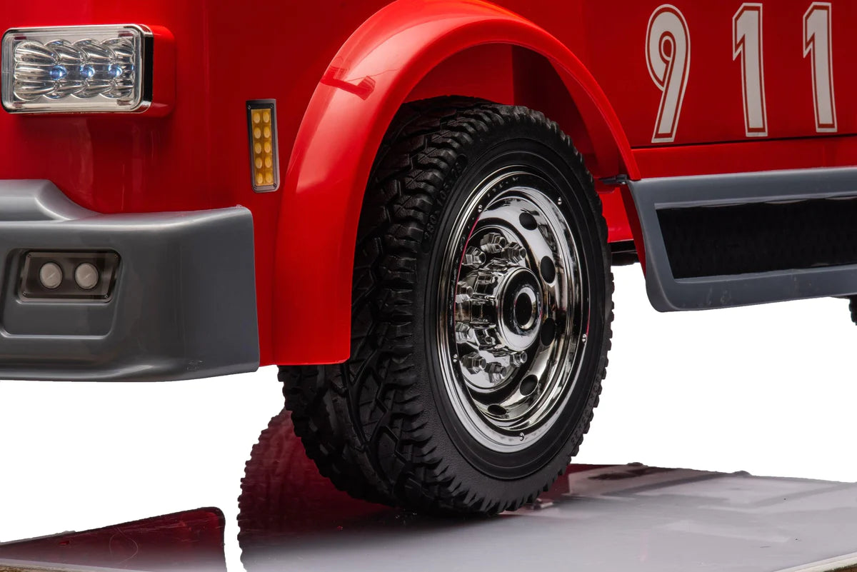 24V Fire Truck 2-Seater Ride On Kids Car with Remote Control shop now
