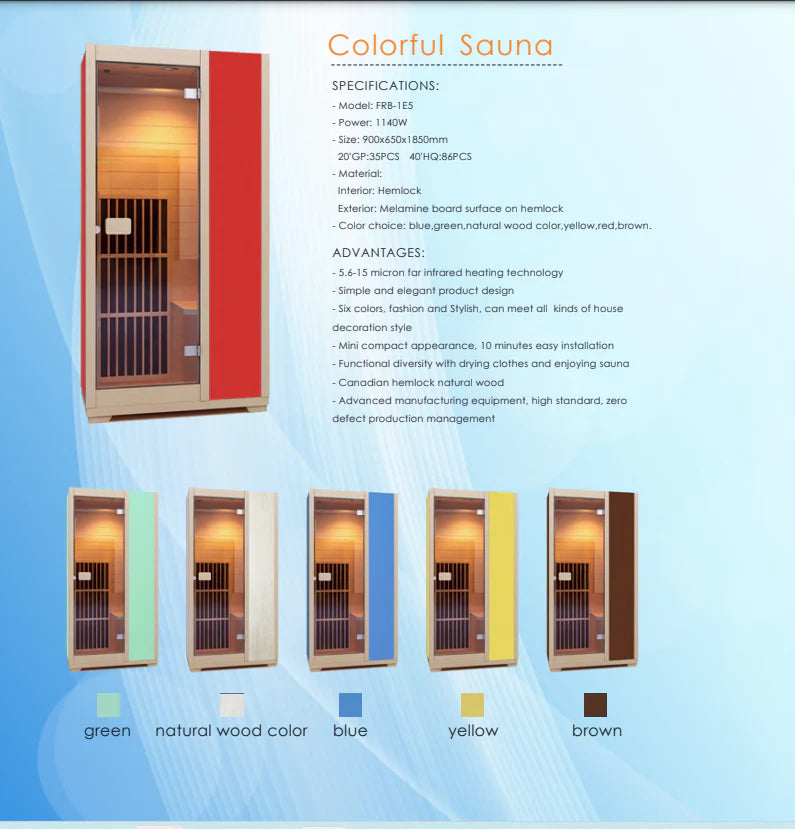 Blisspod Vienna 1 Person Sauna