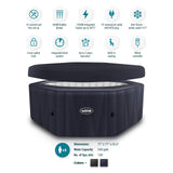 Aegean Inflatable 6 Person Hot Tub with Heater