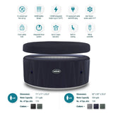 Atlantic Inflatable Hot Tub with Heater by Wave