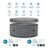 Atlantic Inflatable Hot Tub with Heater by Wave