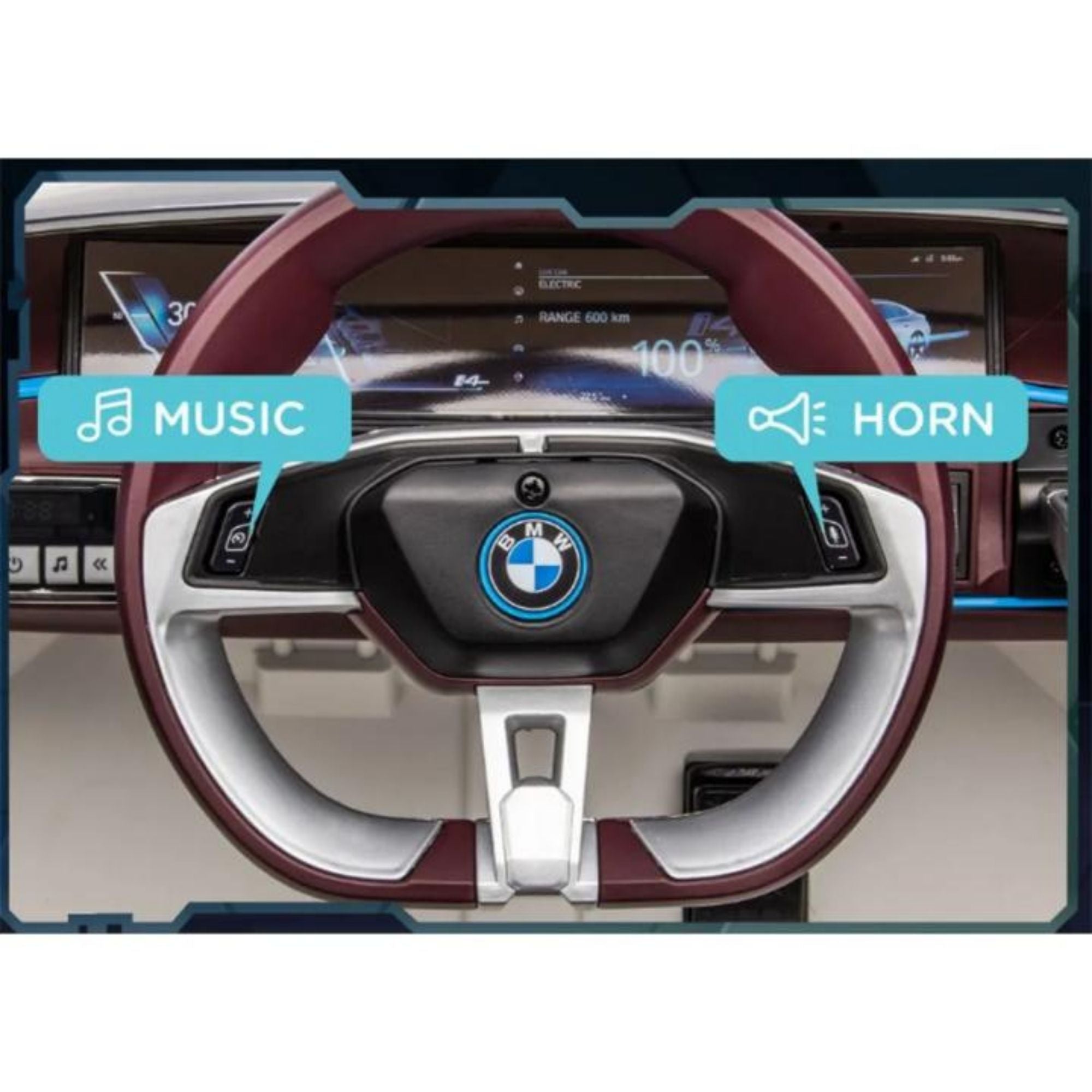 2026 12V BMW I4 Kids Ride On Car with Remote Control