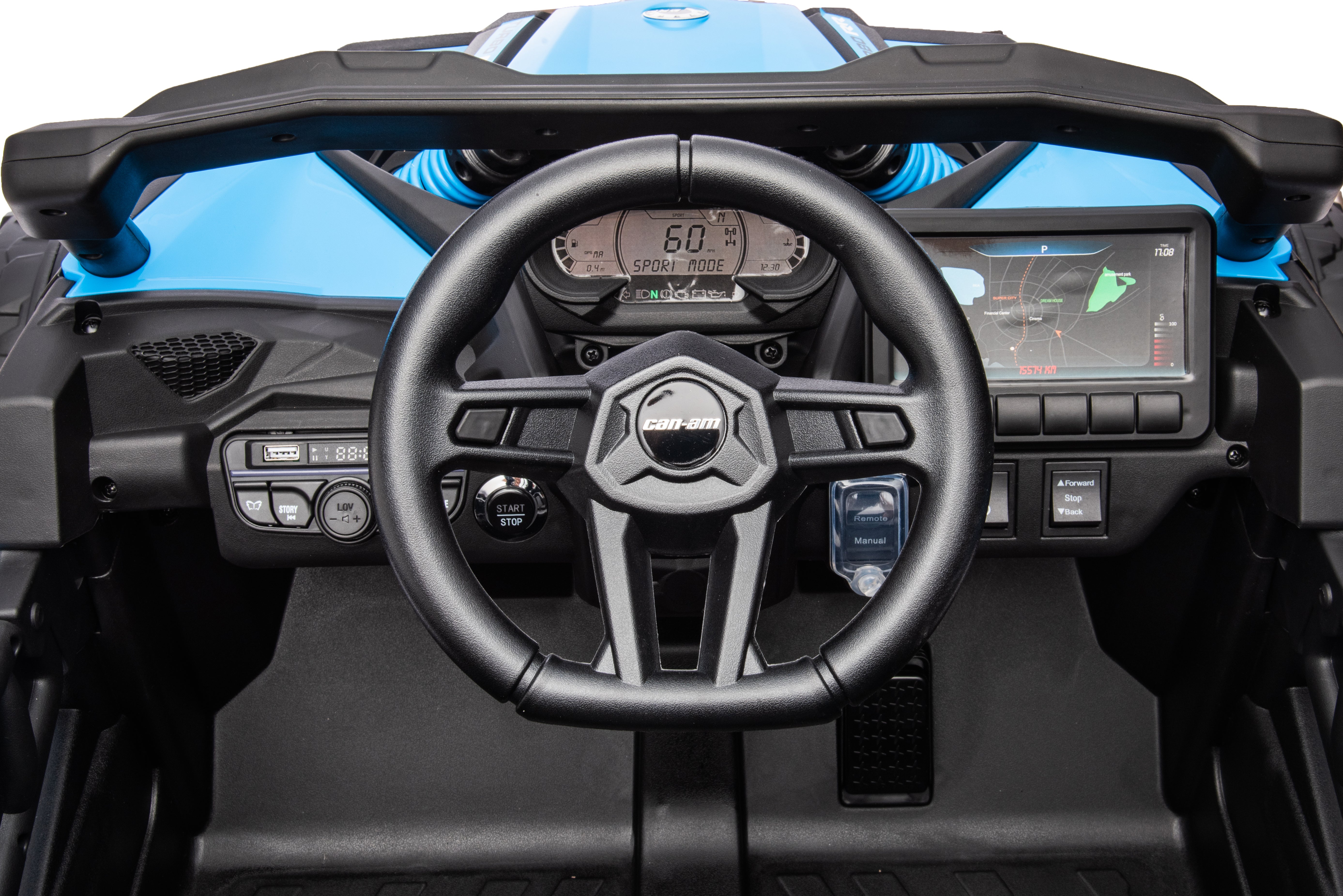 2026 24V Can Am Maverick 4X4 1 Seater UTV Kids Electric Ride On with Remote Control