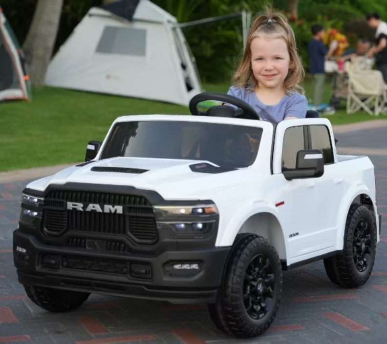 2025 Dodge Ram 24V 2 Seater Kids Ride On Car with Remote Control