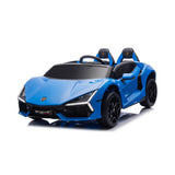 24V Lamborghini Revuelto 4x4 2 Seater Kids Ride On Car with Remote Control blue