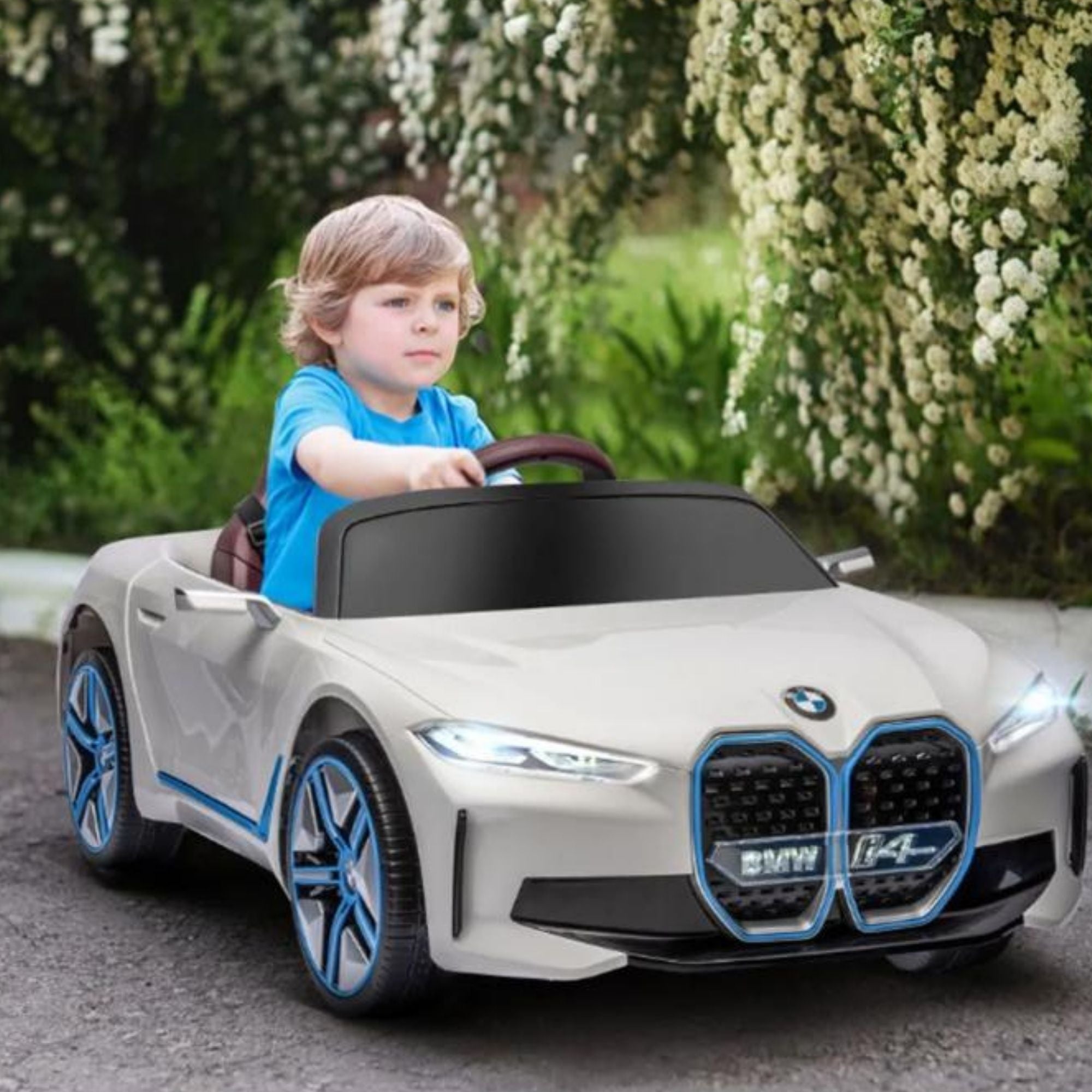 2026 12V BMW I4 Kids Ride On Car with Remote Control
