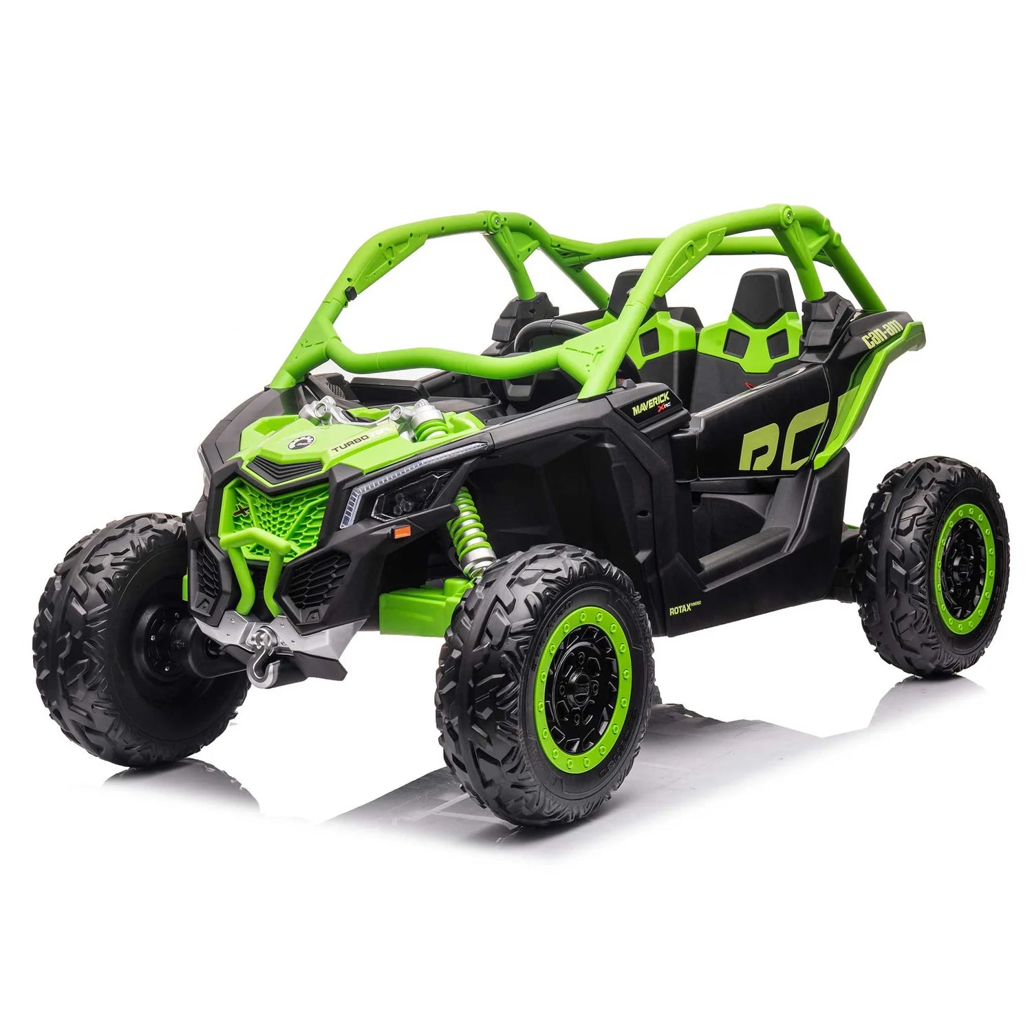 2025 2X24V CAN AM MAVERICK 4X4 2 Seater DELUXE Kids Ride On Car with Remote Control