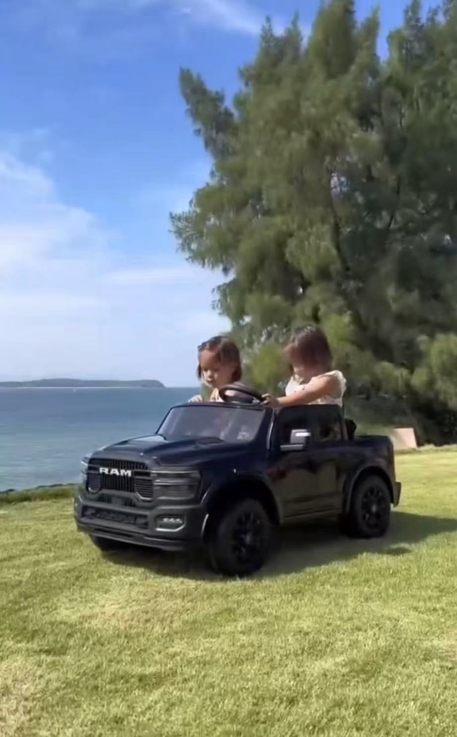 2025 Dodge Ram 24V 2 Seater Kids Ride On Car with Remote Control 1