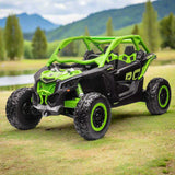 2025 2X24V CAN AM MAVERICK 4X4 2 Seater DELUXE Kids Ride On Car with Remote Control