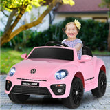 Volkswagen Beetle 12V Kids Ride On Car with Remote Control