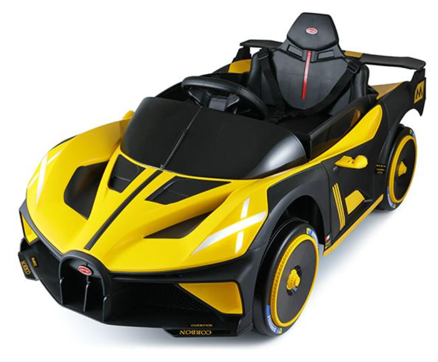 2026 Bugatti Style 12V Kids Ride On Car with Remote Control AND LIGHT UP WHEELS!