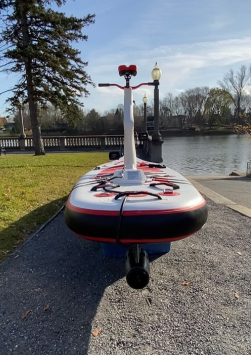 Red Shark ENJOY Water Bike with Optional Electric Power Fin Attachment