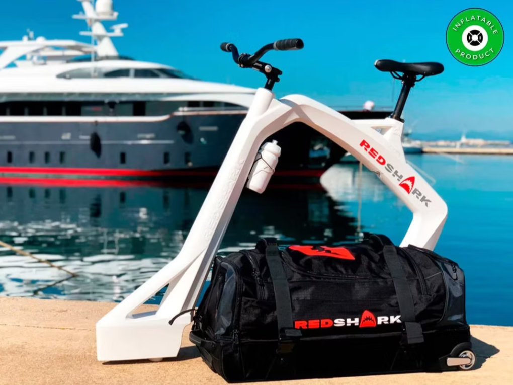 Red Shark ENJOY Water Bike with Optional Electric Power Fin Attachment