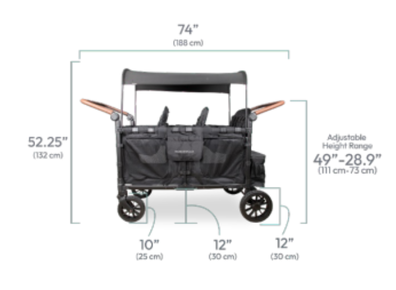 PREORDER 2026 Wonderfold W6 Luxe Pro 6 Seater Stroller Wagon