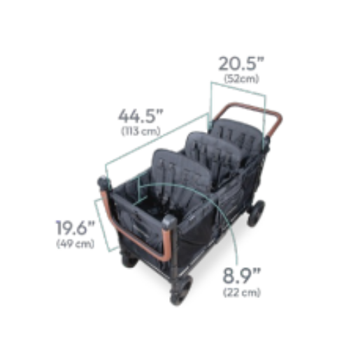 PREORDER 2026 Wonderfold W6 Luxe Pro 6 Seater Stroller Wagon