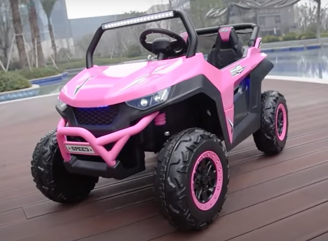 Buy 24V UTV 2 Seater Kids Ride On Car with Remote Control pink